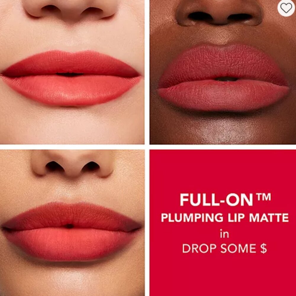 Buxom Full-On Plumping Lip Matte – Drop Some $ – FULL SIZE – NIB